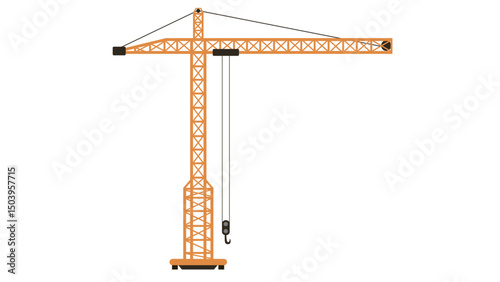 crane and building