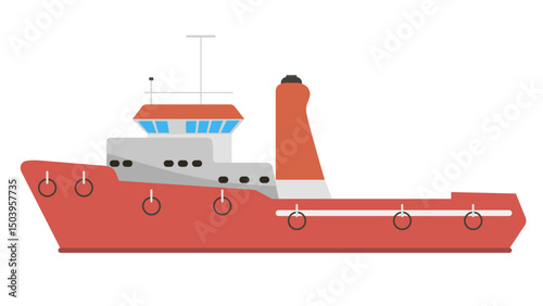 ship in the sea