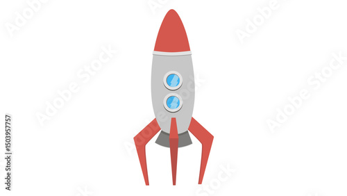 rocket in space