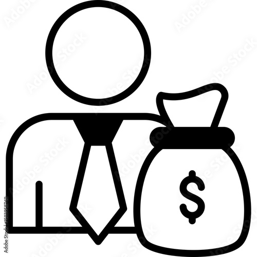 Investor mixed icon