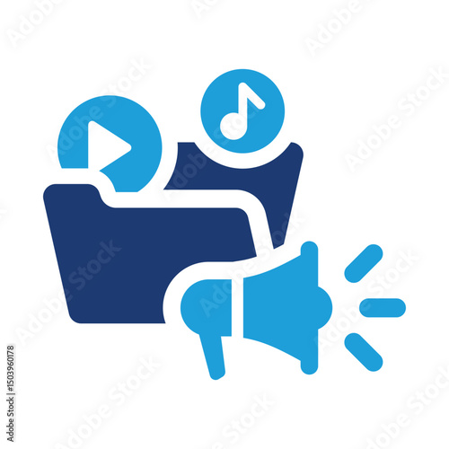 Content marketing icon