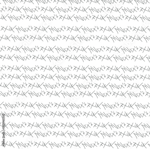 The texture consists of short lines that form large stripes or scratches