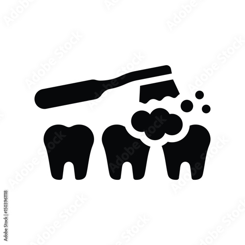 Brushing icon
