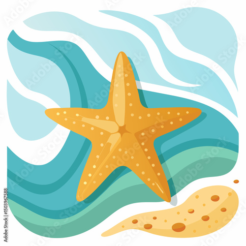 starfish on the beach