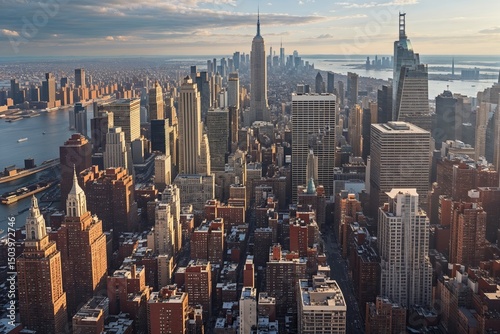Discovering the Thrilling Skyline of New York City in 1938