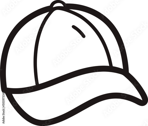 baseball cap vector illustration