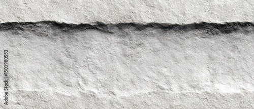 Textured Wall Surface Abstract Grayscale Background with Horizontal Band