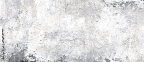 Abstract Gray and White Textured Background Grunge Wall Surface Design