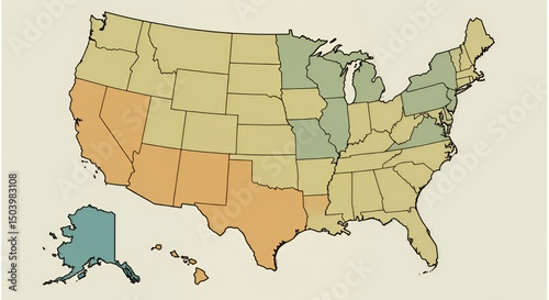 United States Map: Regional Divisions