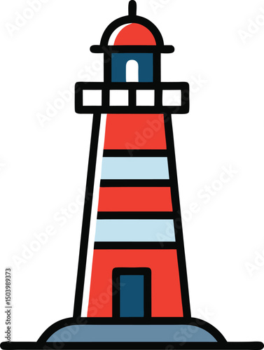 lighthouse vector illustration