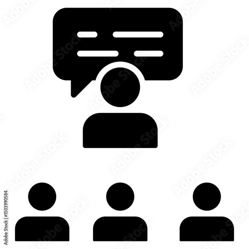 Morning Briefing glyph icon