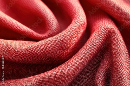 Wallpaper Mural Close-up red dobby texture background, fashion textile Torontodigital.ca