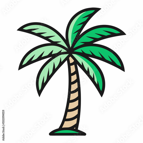 palm tree vector illustration