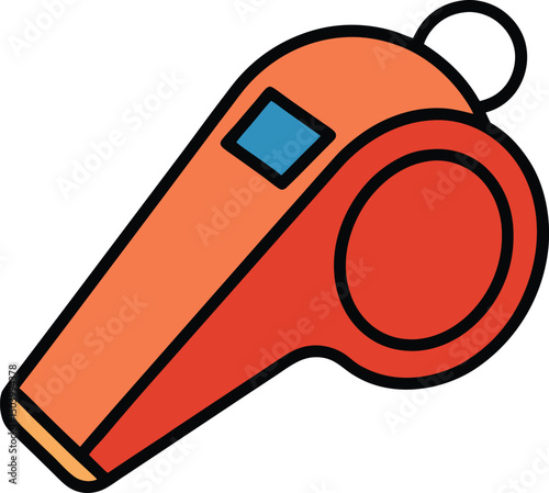 Whistle icon vector