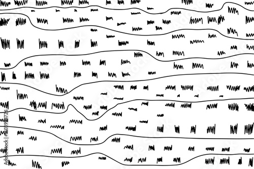Sprinkle crosshatch vector pattern background. Donut pattern for celebration design. Doodle sketch vector illustration. 