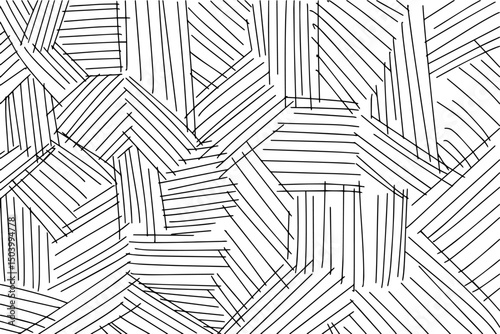 Sprinkle crosshatch vector pattern background. Donut pattern for celebration design. Doodle sketch vector illustration. 