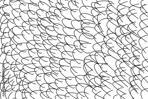 Sprinkle crosshatch vector pattern background. Donut pattern for celebration design. Doodle sketch vector illustration. 