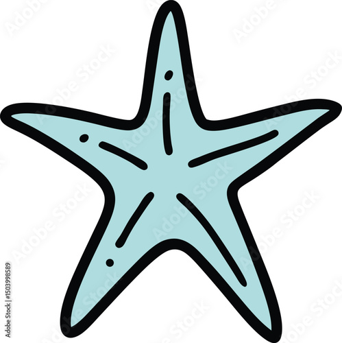 sea star vector illustration