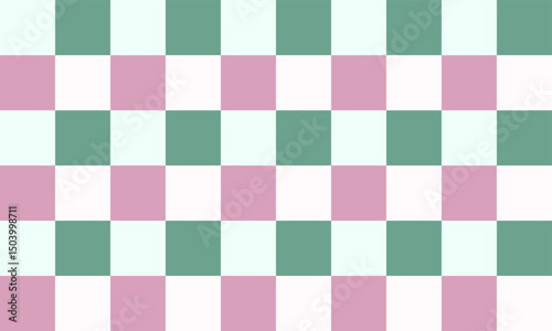 Vibrant Colorful Checkered Pattern Background for Design and Wallpaper