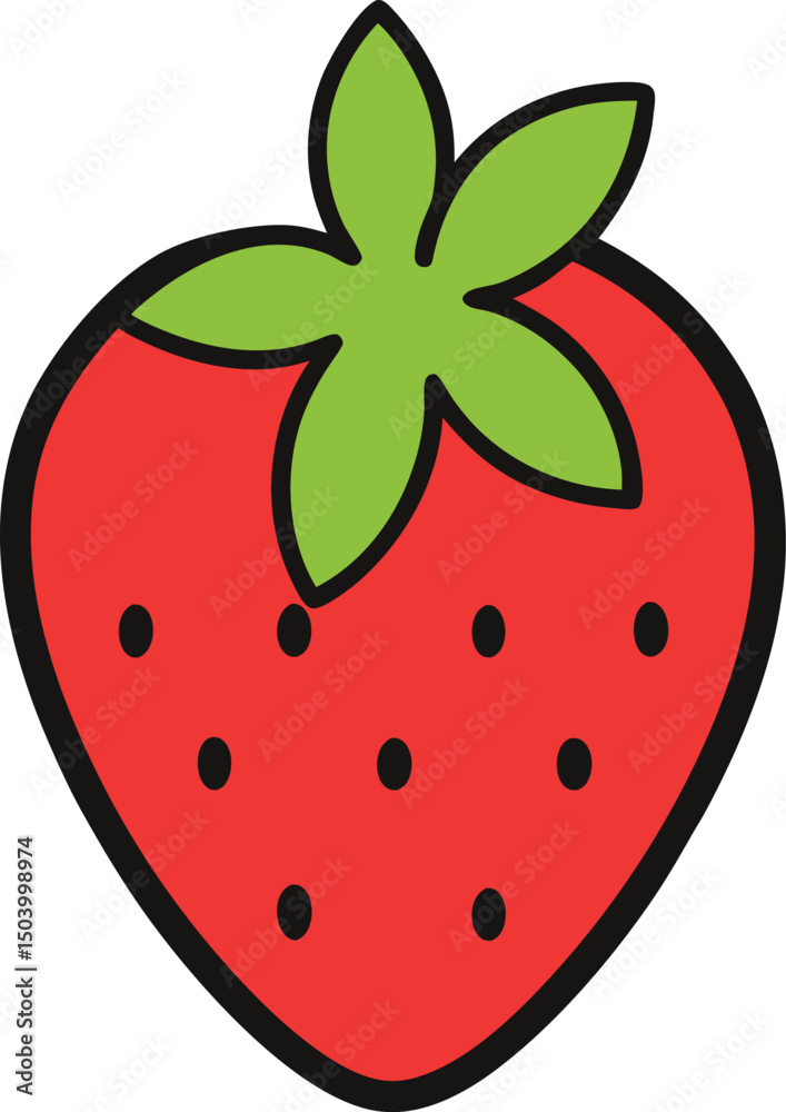 Obraz premium strawberry on a white background