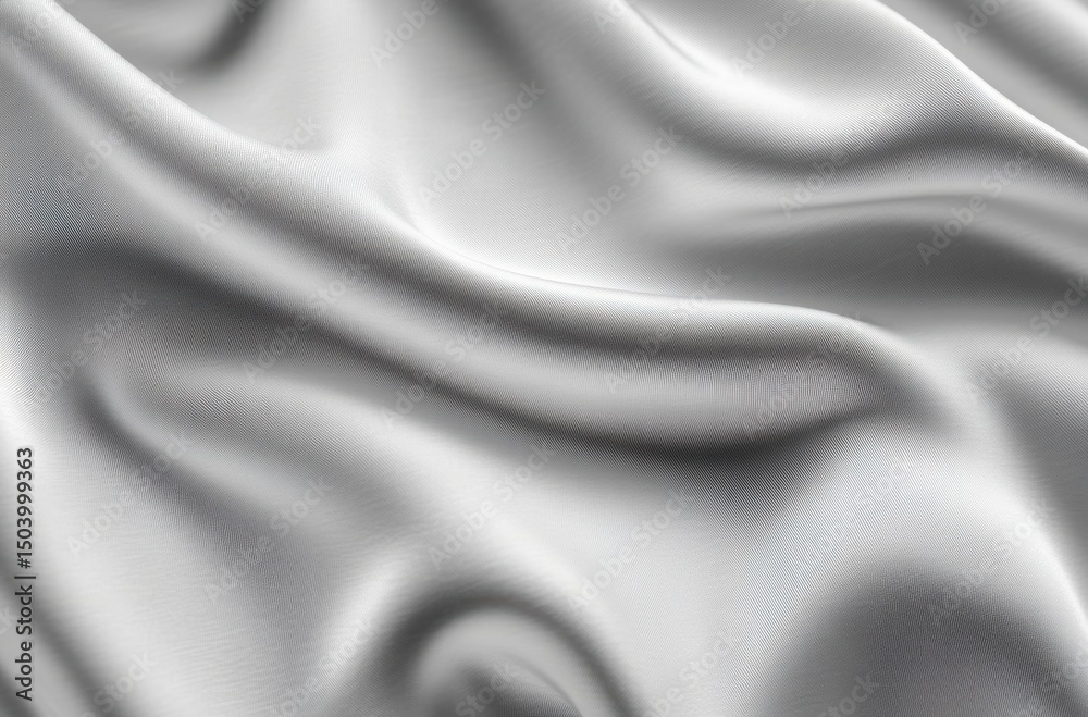 Obraz premium Elegant light gray dobby weave texture background,