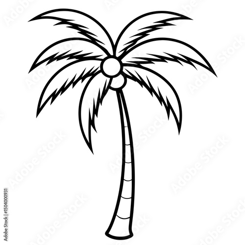 palm tree vector illustration