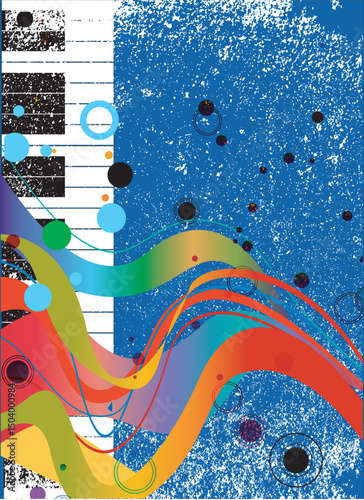 Blues Musical Poster Background