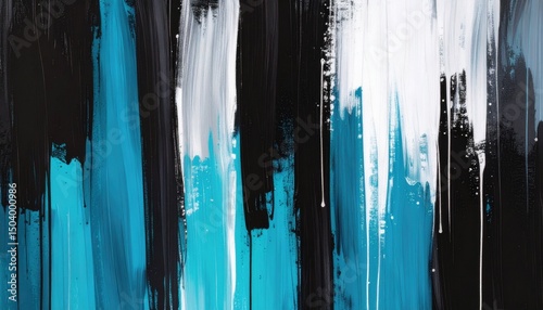 blue and white tint paint abstract background