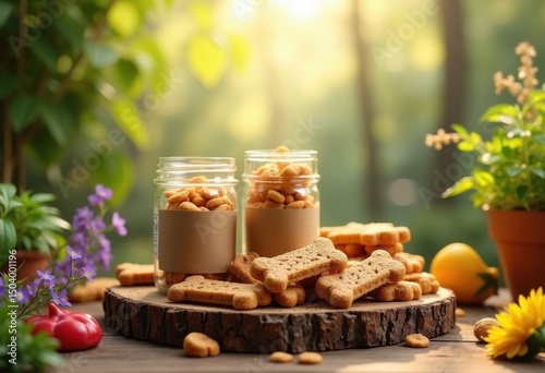eco friendly natural dog treats organic ingredients sustainable packaging pet snacks treats health eco conscious canine nutrition, pets, wholesome, goodness photo