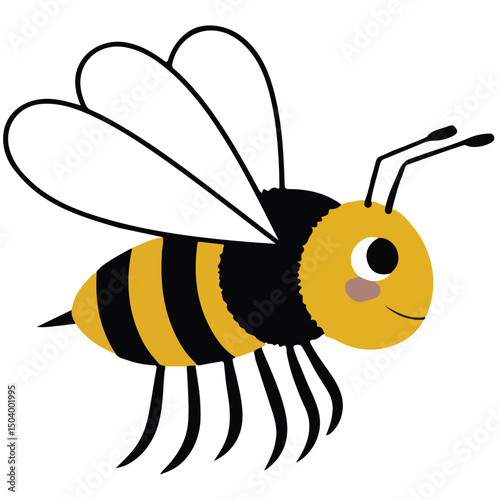 Bee Vector Art Work and Silhouette vector