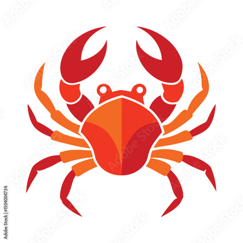 crab-color isolated-crab-on-white-background