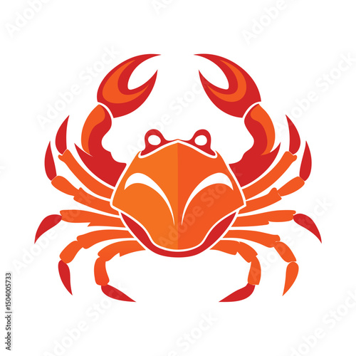 crab-color isolated-crab-on-white-background