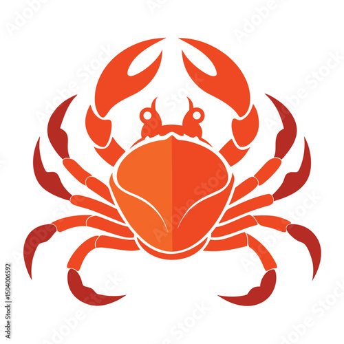 crab-color isolated-crab-on-white-background