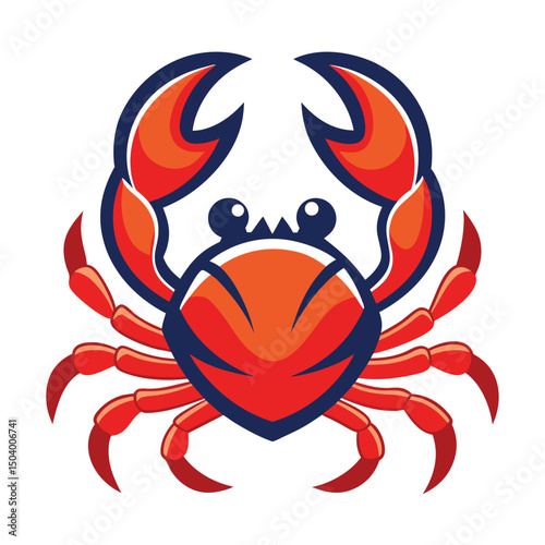 crab-color isolated-crab-on-white-background