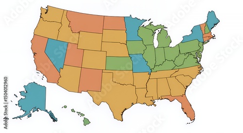 United States Map: Regional Divisions