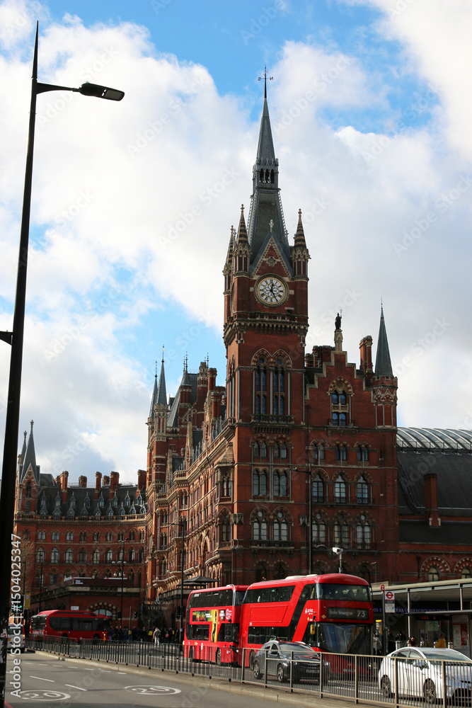 Fototapeta premium London - London St Pancras International - Gare