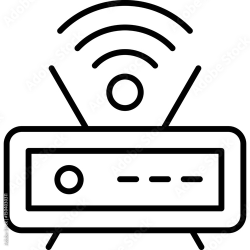 Wifi Router line icon