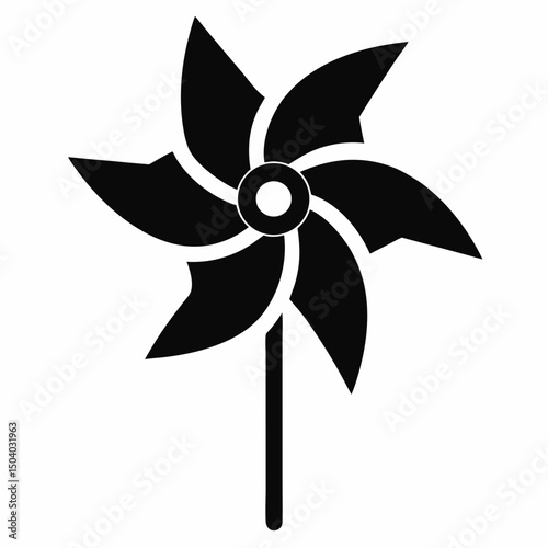 pinwheel toy vector