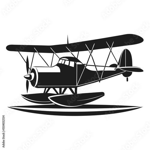 vector illustration of airplane