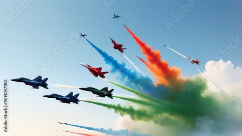 Festa della Repubblica: Flag colors of Italy and Hungary Celebrating Italy's Republic Day