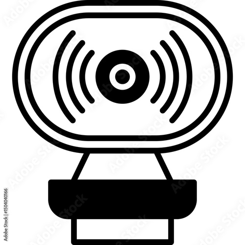 Webcam mixed icon