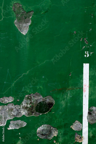 Detai of a fronton to play Basque pelota
