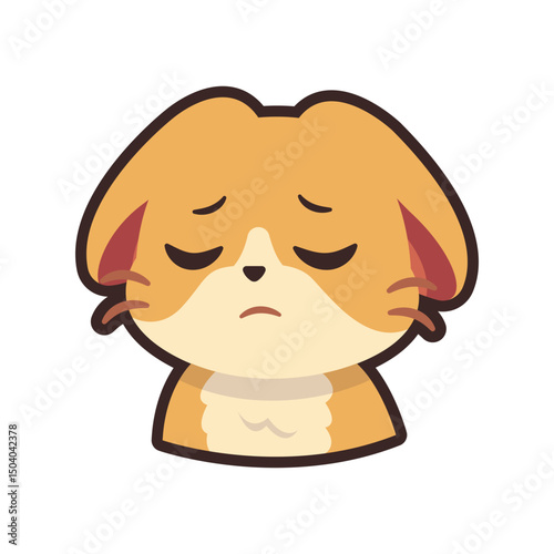 Sad Bunny Emoticon
