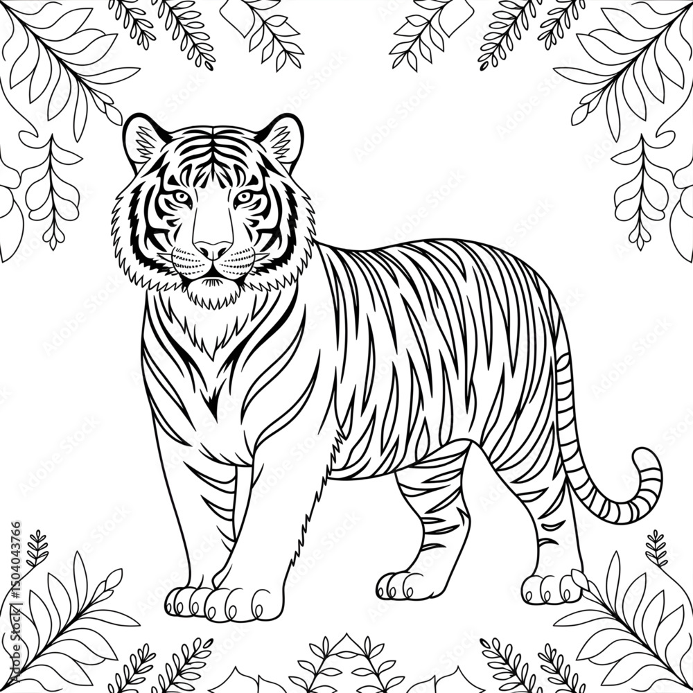 Fototapeta premium She is a tiger 