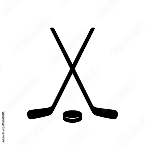 Hockey league icon with transparent background ice hockey sport competition symbol