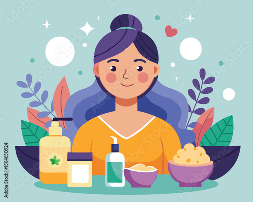 Natural Skincare Routine. A Woman's Guide to Beauty and Wellness