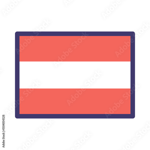 Free Download Vector Illustration Flag of Austria - GFXLoad