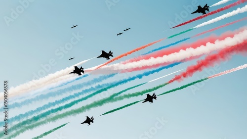 Festa della Repubblica: Flag colors of Italy and Hungary Celebrating Italy's Republic Day