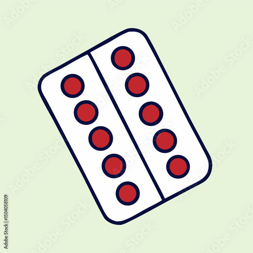 Blister Pack of Red Pills