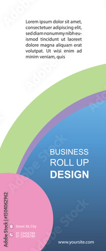 Professional Roll Up Design- Concept 